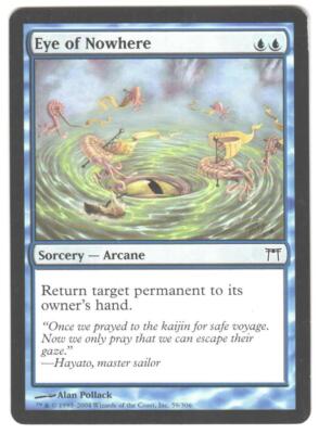 Magic_the_gathering Champions of Kamigawa Eye of Nowhere #59 2004,MTG,LP Common
