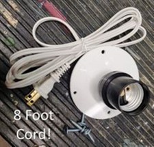 Blow Mold Light Kit 3.5 Acrylic Disc w/8 FT White cord General / Empire