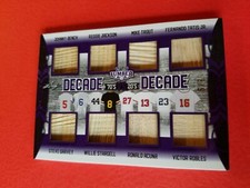 RONALD ACUNA MIKE TROUT Fernado Tatis Jr JOHNNY BENCH STARGELL Bat CARD 2/9 LEAF