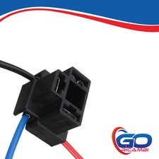 Connettore Cavo Filo Presa per Prolunga Ricambio Presa Fanale Faro Lampadina H4 - Miniatura 1