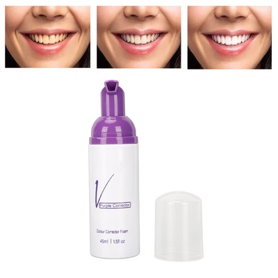2pcs 45ml Dental Purple Toothpaste For Teeth Whitening Tooth Stain Removal NEW
