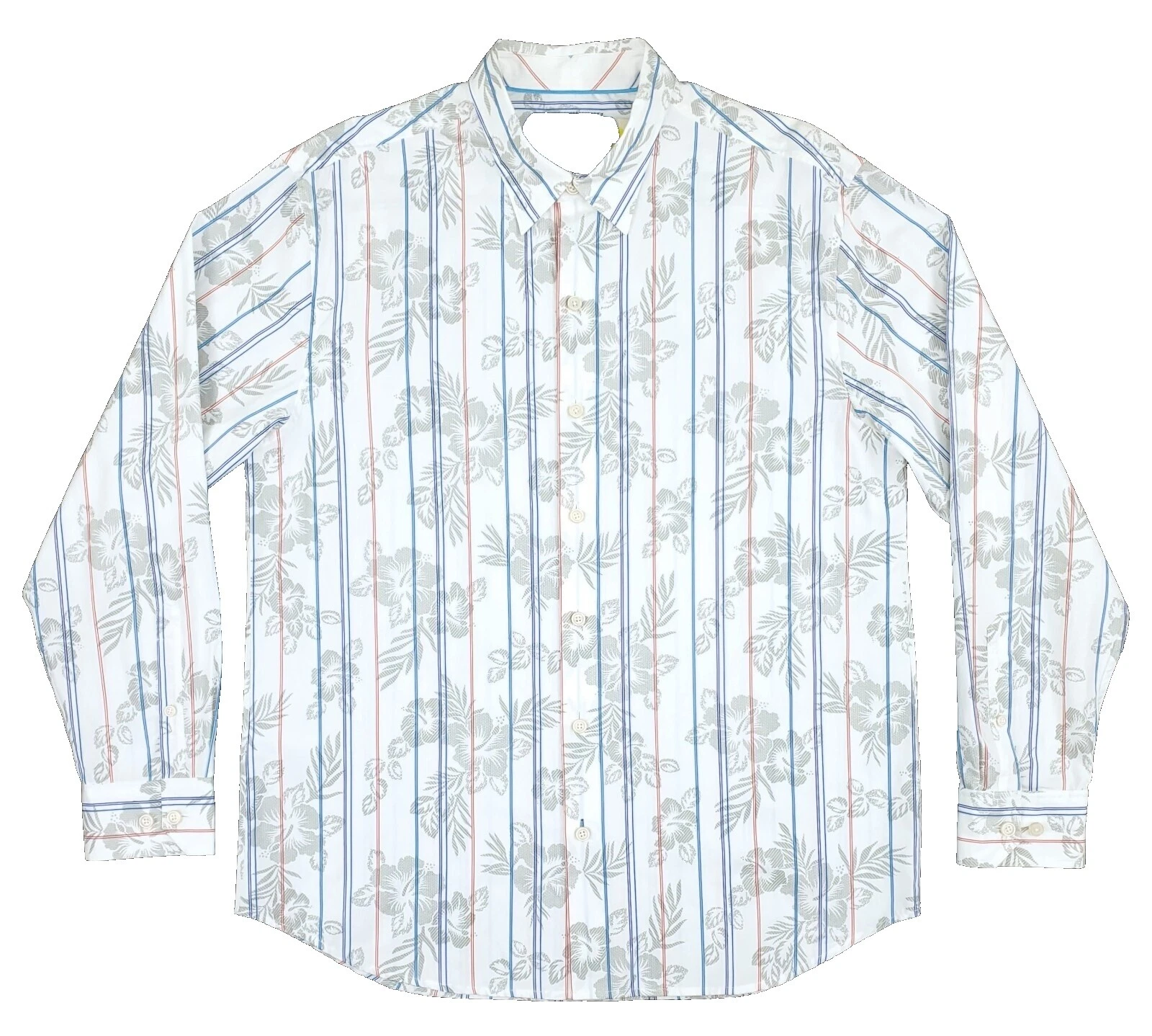 Botón Informal Floreado Seda Tommy Bahama-Down Shirts for Men