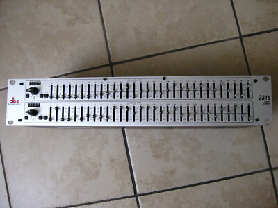 dbx 231X Professional Dual Graphic Equalizer Rack Unit