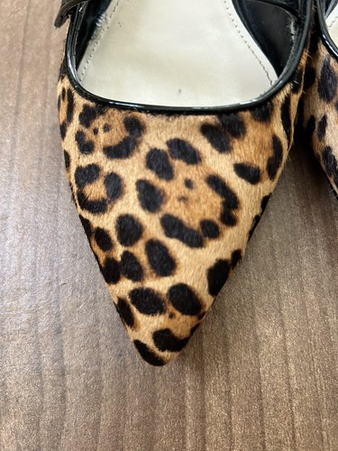 Ballerine Nine West donna 7,5 animalier stampa salto gattino ballerine chiusura cinturino posteriore - Foto 5 di 17
