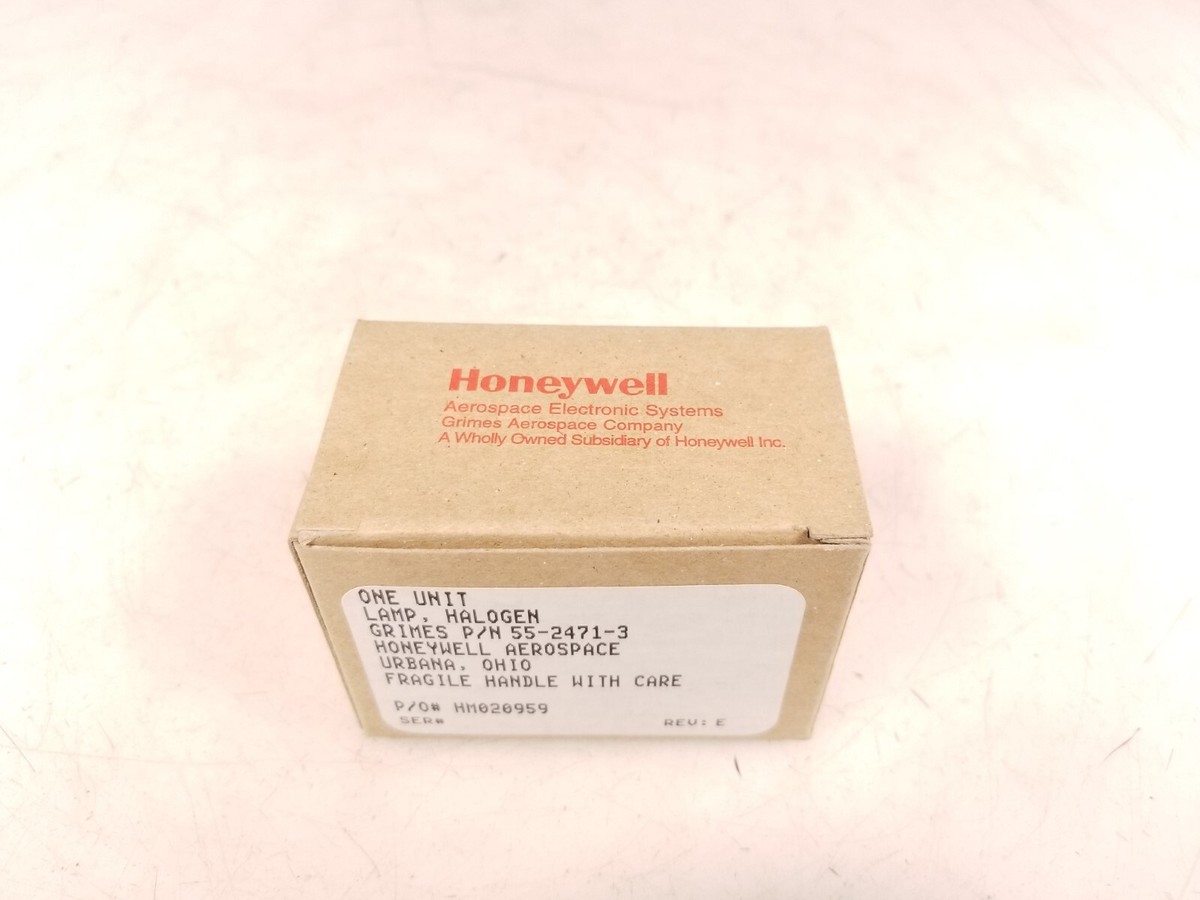 Honeywell Aerospace Halogen Lamp 55-2471-3 Free Shipping | eBay