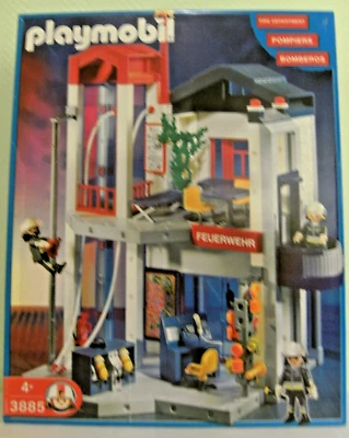 Playmobil Feuerwehr - Station mit Schlauchturm 3885 Neu & OVP Feuerwehrzentrale - Bild 1 von 2