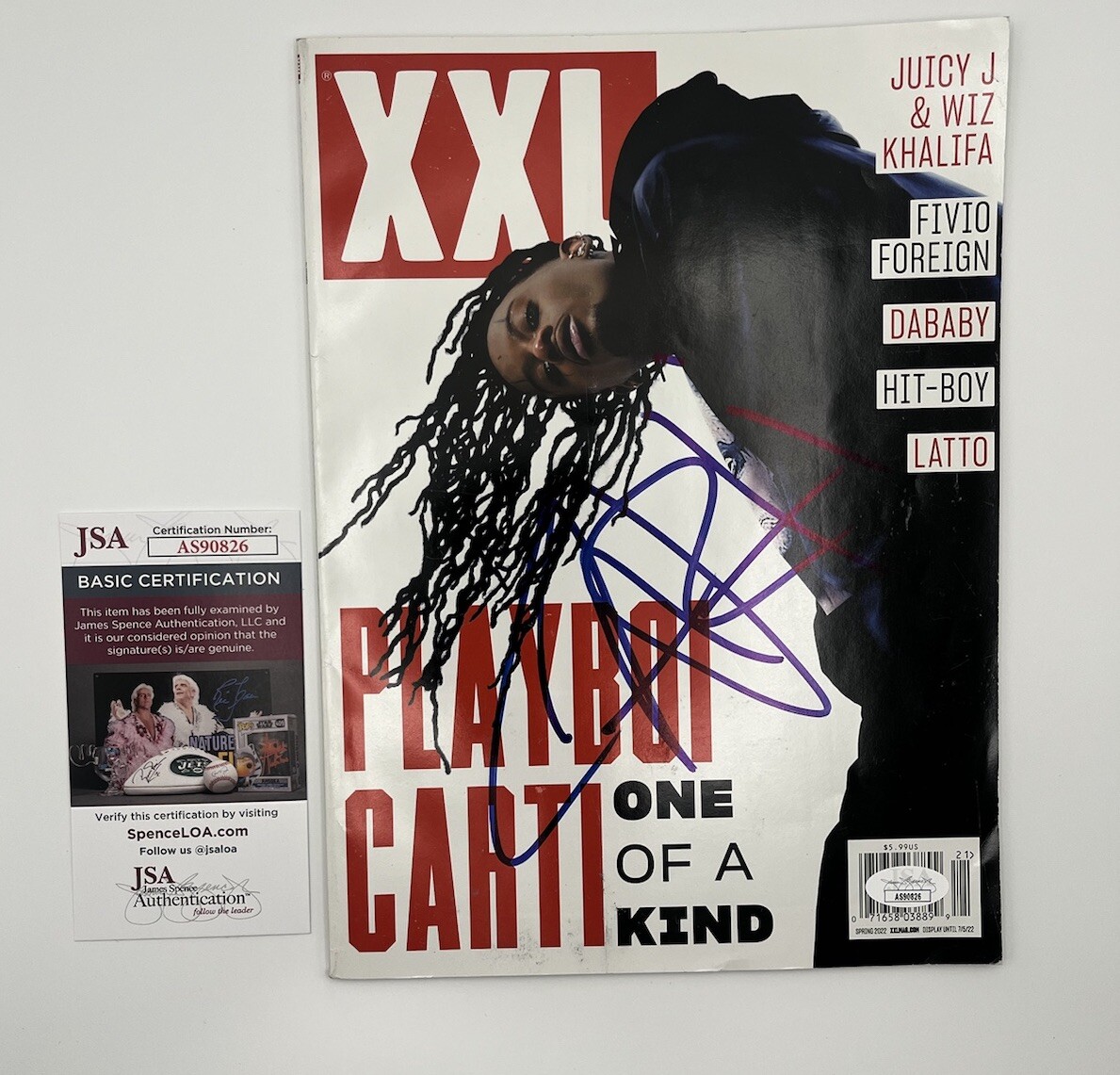PLAYBOI CARTI SIGNED AUTOGRAPHED XXL MAGAZINE RAP OPIUM JSA PLAYBOI CARTI SIGNED AUTOGRAPHED XXL MAGAZINE RAP OPIUM JSA