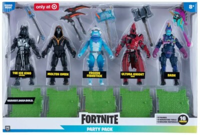 Fortnite Party Pack フィギュア 5体セット Jazwares Fortnite Party 5-pack 4” Figure Set Squad Mode Target EXC