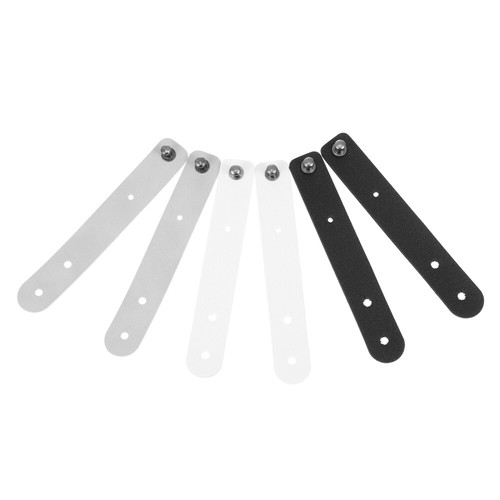 6 Pcs Power Cord Ties Cable Shortener Organizer Management Straps - Afbeelding 4 van 12