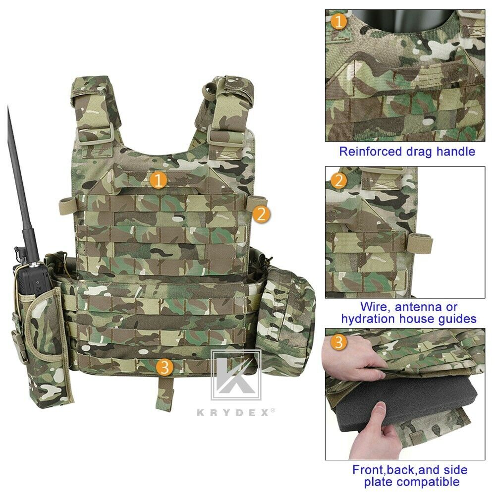 Crye Precision LV-MBAV Plate Carriers and Radio/Side Armor