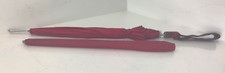 Vintage Red Nylon Umbrella
