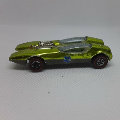 Hot Wheels Redline Splittin' Image Car 1968 Antifreeze White Inter