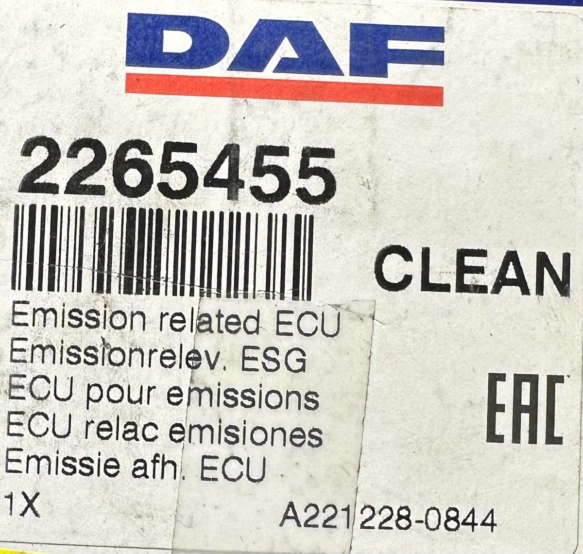 2265455 Genuine Paccar Nitrogen Oxide Sensor OEM - New | eBay