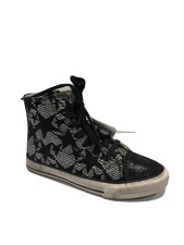 Primigi Kids Black Sneaker, Girl  s Size EU 35, US 3M.