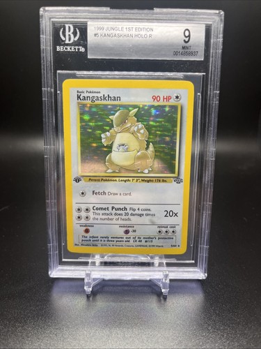 1999 Pokemon Jungle Kangaskhan Holo 1st Edition PSA 8 NM-MT 5/64