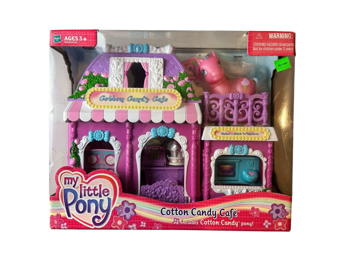 G3 My Little Pony Cotton Candy Cafe Play Set With Cotton Candy Pony NEW 2002