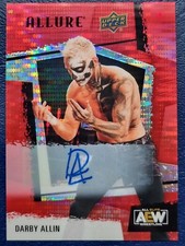 2022 AEW Darby Allin Red Rainbow AUTO Trading Card Upper Deck Allure #73979
