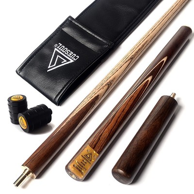 57'' Handcraft 3/4 Jointed Snooker Cue with Extension/Joint Protector Packed i...