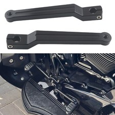 2X F&uuml;r Harley Softail Touring Trike Schalthebel Schaltpedal Schaltwipp Schwarz
