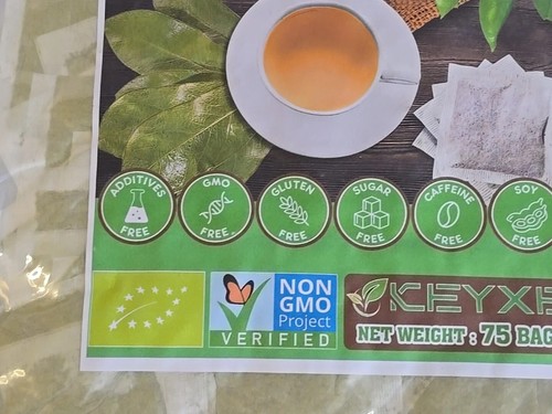 KEYXE Premium Soursop Graviola Leaf Tea | 75 Bags | 75g | 100% Natural | BB 9/26 - Picture 3 of 18