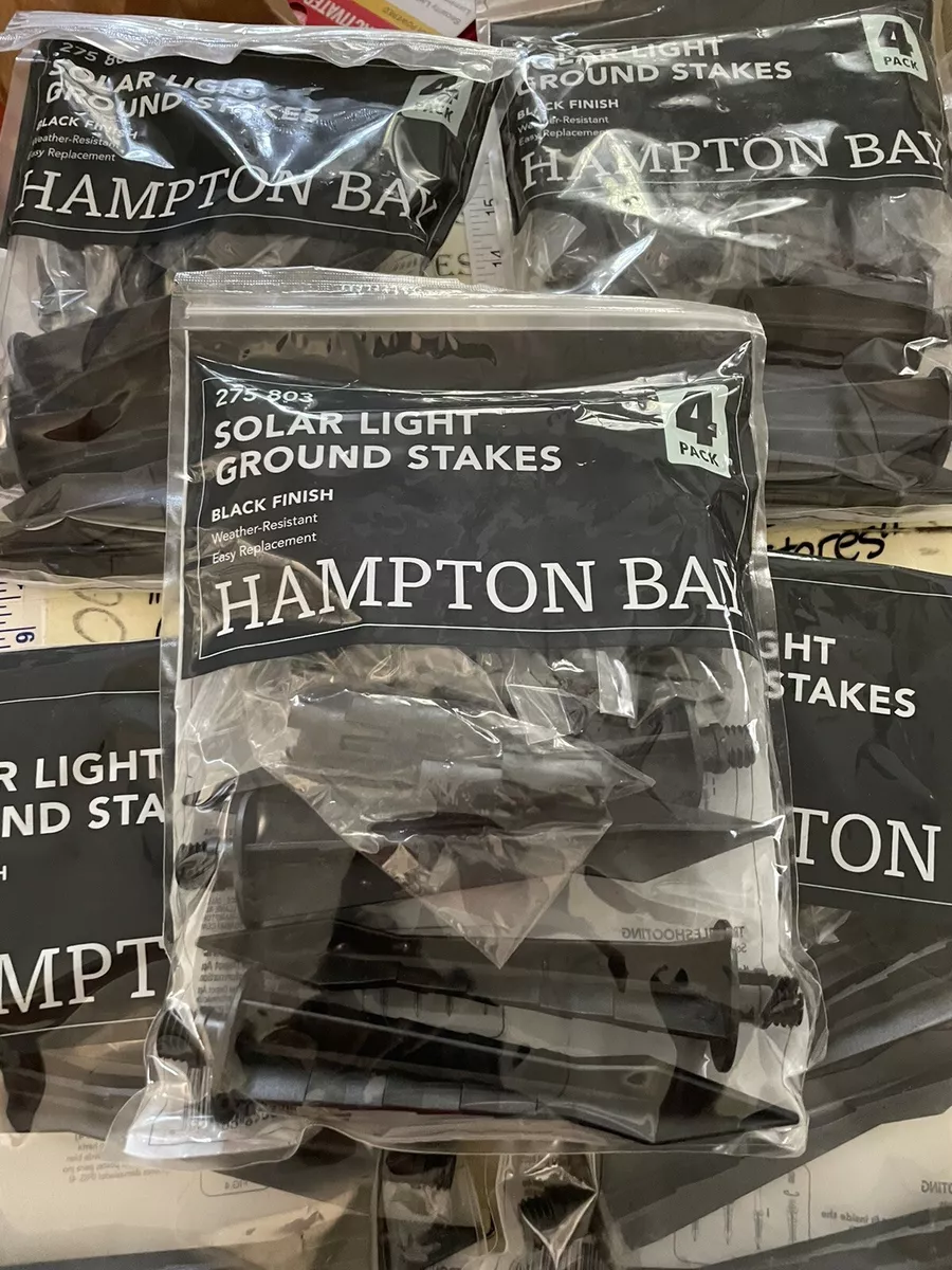 5X 4 PACK Hampton Bay Solar Light Replacement Ground Stakes w