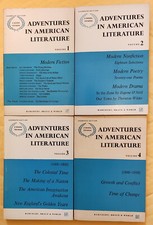 Adventures In American Literature,4 Volume,Fuller/Kinnick,Harcourt Brace,PB,1963