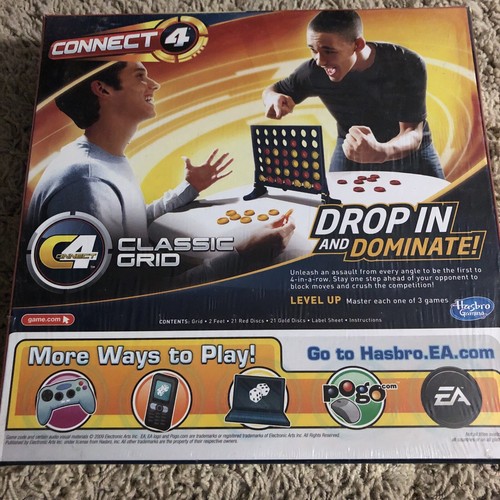 Hasbro Connect Four Classic Game Rule The Grid 4 The Win Ages 6+ NEW - Picture 2 of 2