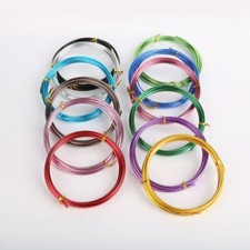 1Roll 3-10M 1/1.5/2/2.5mm Metal Aluminum Craft Wire Metal Cord