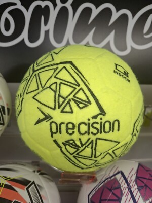 Precision Fusion gelb schwarz Indoor Fußball Größe 4 - kostenlose P&P