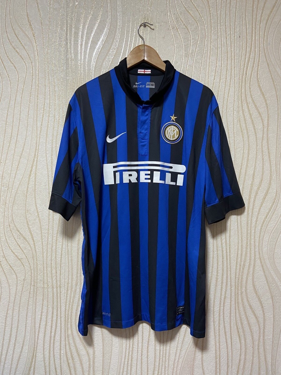 INTER MILAN 2010 2011 HOME FOOTBALL SHIRT SOCCER JERSEY NIKE