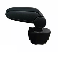 Schwarz Kunstleder Armlehne Mittelarmlehne Abklappbar für Opel Corsa D 2006-2014