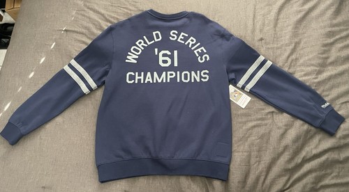 Mitchell And Ness New York Yankees MLB All Over Crew 2.0 Sweatshirt Large - Picture 2 of 7