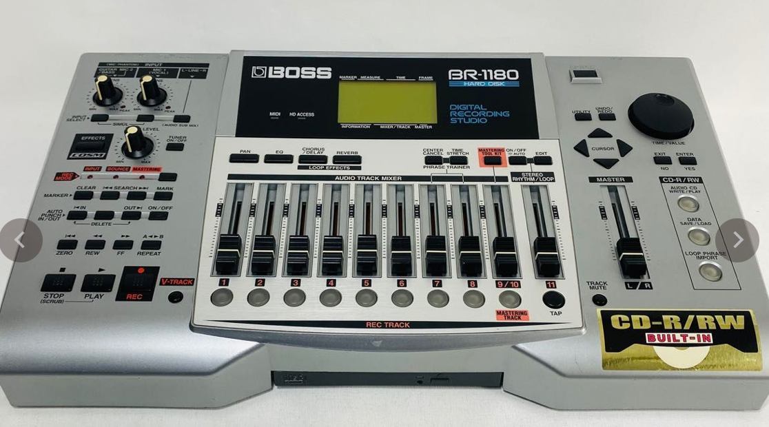 BOSS BR-1180 CD Digital Recording Studio Multi Track Recorder Very