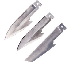 Remington Replacement 440 Steel One Of Each Drop / Clip Point And Saw Blades