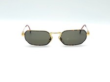 FENDI F15 Oval Vintage Gold Tone Tortoise Sunglasses JAPAN