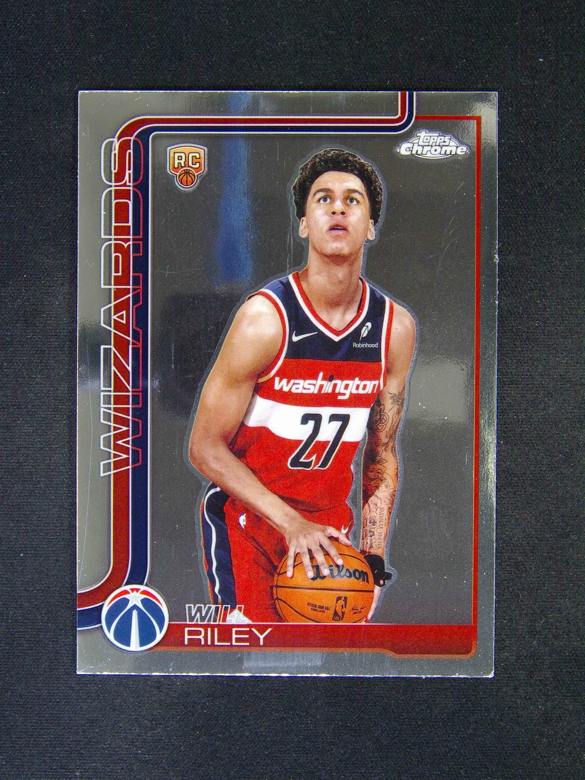 2025-26 Topps Chrome Will Riley #271 RC Rookie Variation SP