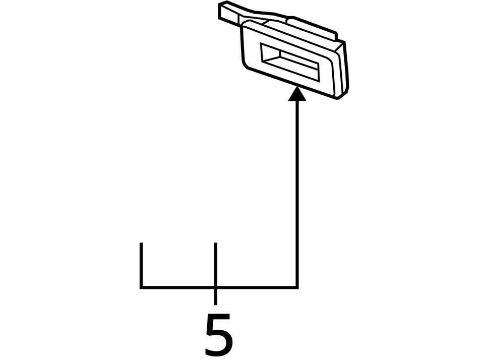 LÁMPARA CADILLAC SRX 2004-2006 L/PUERTA CTSY 25754966 - NUEVA OEM 25754966 Foto 3 de 3