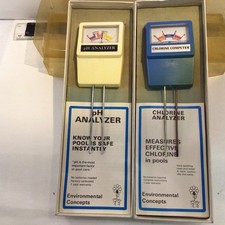 Chlorine computer, Ph analyser - Vintage swimming Pool, ponds,instructions
