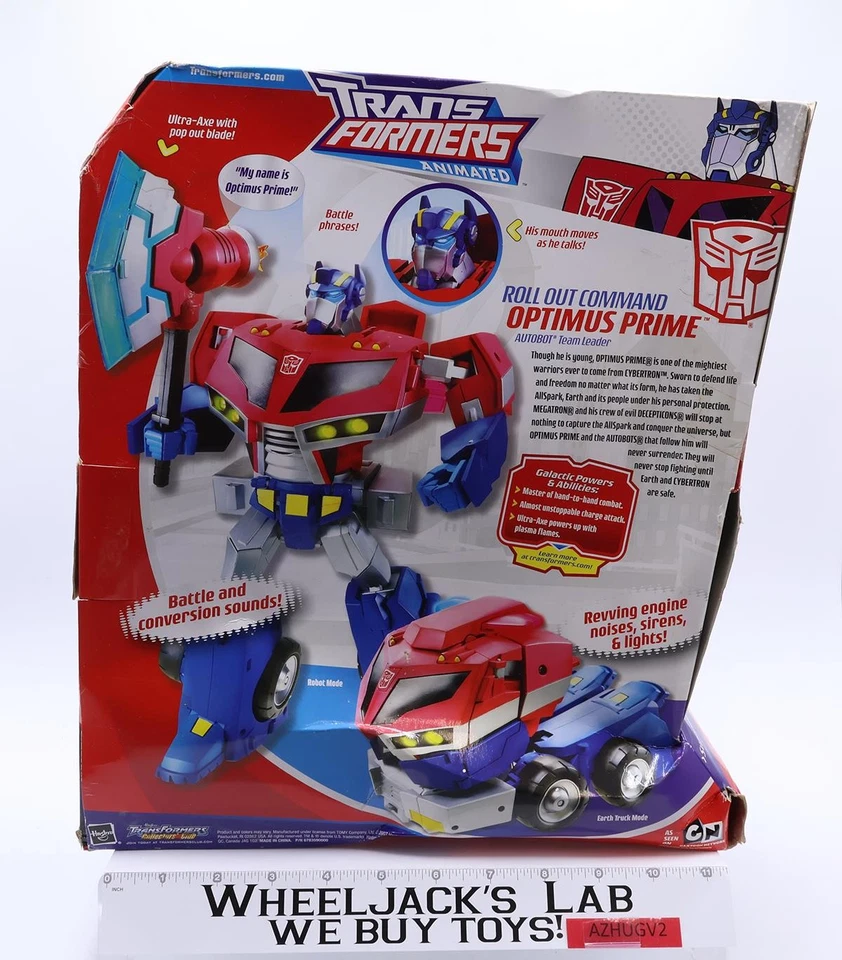 Roll Out Command Optimus Prime Transformers Animated 2007 Hasbro NEW SEALED - Image 3 of 4