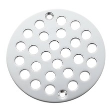 Chrome Shower Drain Cover Replacement 4 Inch Screw In Floor Drain Cover