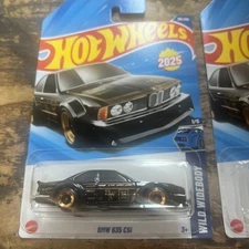 INHAND Hot Wheels 2025 Case J Mainline ' BMW 635 CSi - Int. Card