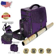 Purple Dragon DND Travel Bag - Carry 4-8 Books, Dice, Minis - Quality RPG Gear
