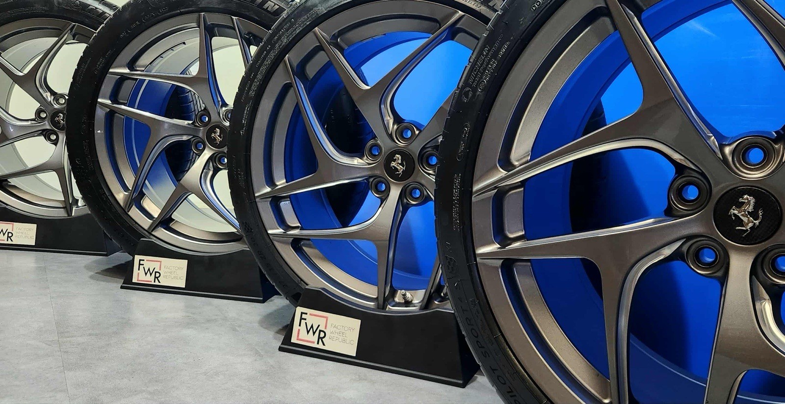 20”  Ferrari 812 Superfast Factory OEM Original Wheels rims two-tone Dimond cut