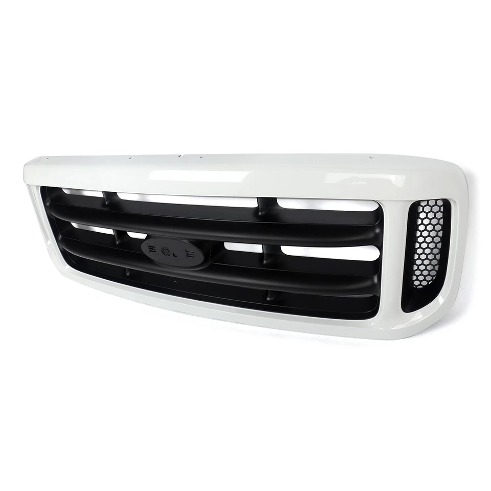 For 1999-2004 Ford F250 F-350 F-450 Super Duty Oxford White Front Bumper Grille Foto 4 de 4