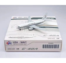 JC Wings 1/400 U.S. Navy C-40A(Boeing 737-700) 165832 XX40076 Finished Model