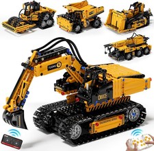 5 in 1 STEM Building Block Set for Kids Ages 8-14, Remote Control and App Contro