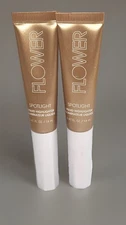 Flower Beauty Spotlight Liquid Illuminating Highlighter Gilded 0.47oz Ea 2 pcs