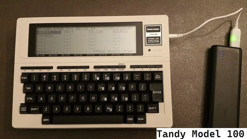 Tandy RadioShack Model 100, 102 and 200 (TRS-80) USB to Barrel power adapter - 第 7/7 張圖片
