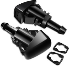 2 Piece Windshield Washer Nozzle Kit 4805742ab Compatible With Dodge Chrysler