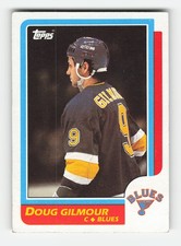1986-87 Topps #93 Doug Gilmour Excellent
